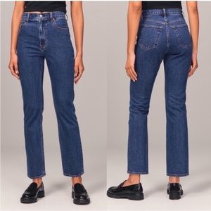 A&F 26/2s Curve Love Ultra High Rise Ankle Straight Abercrombie & Fitch 0534